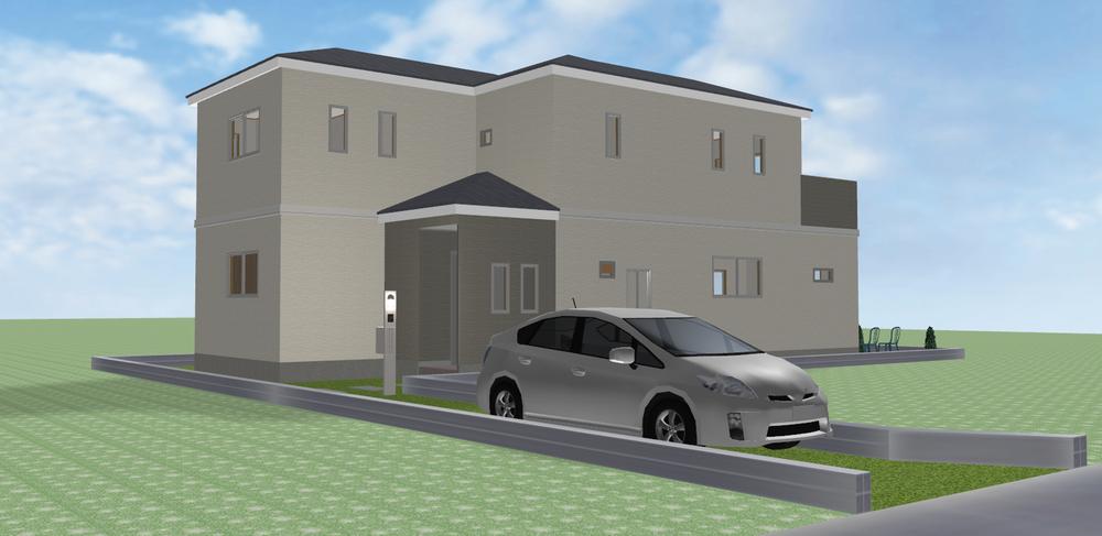 Building plan example (Perth ・ appearance). Building plan example (one household)