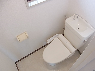 Toilet. Bidet function toilet