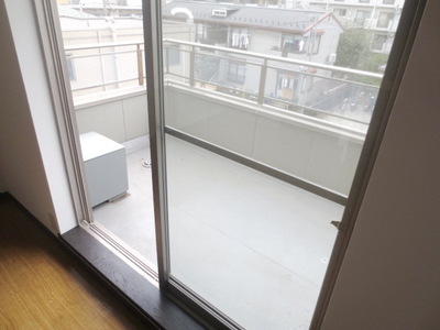 Balcony. Wide balcony