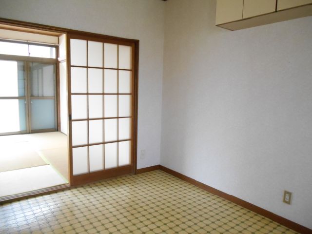 Kitchen. There is enough space also put the refrigerator and shelves
