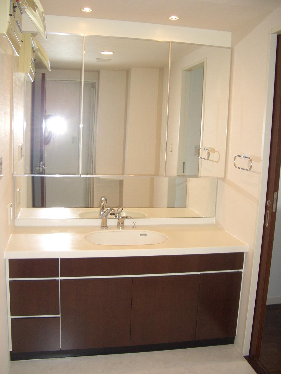 Wash basin, toilet. Wide size