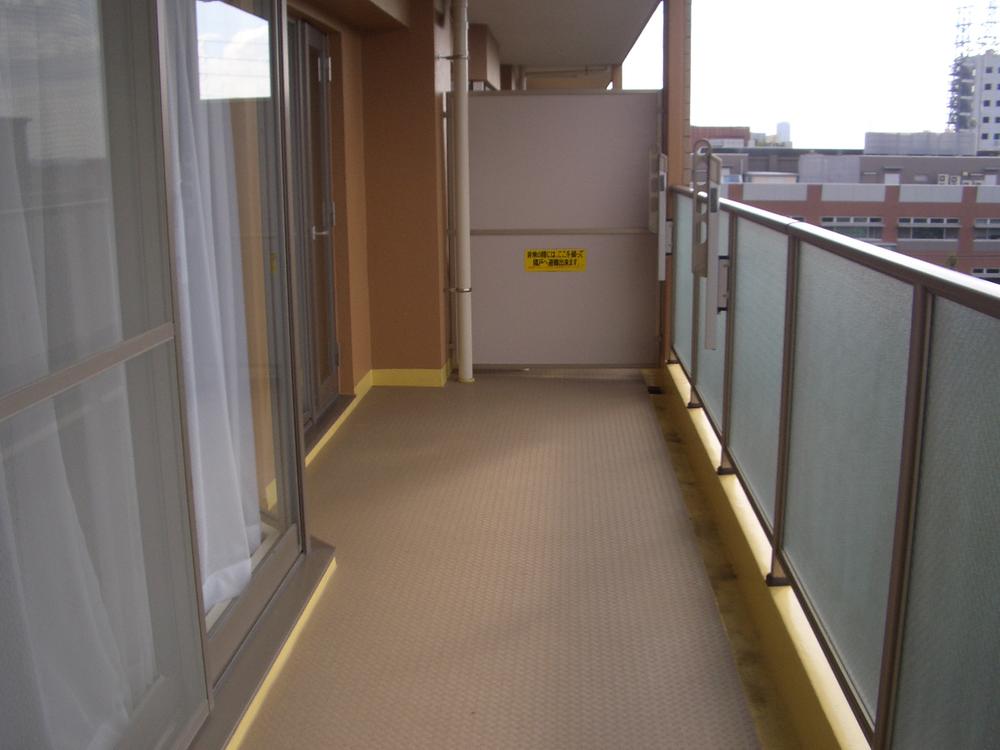 Balcony. Wide balcony