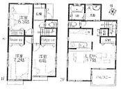 Floor plan. 54,800,000 yen, 3LDK, Land area 110.8 sq m , Building area 83.63 sq m