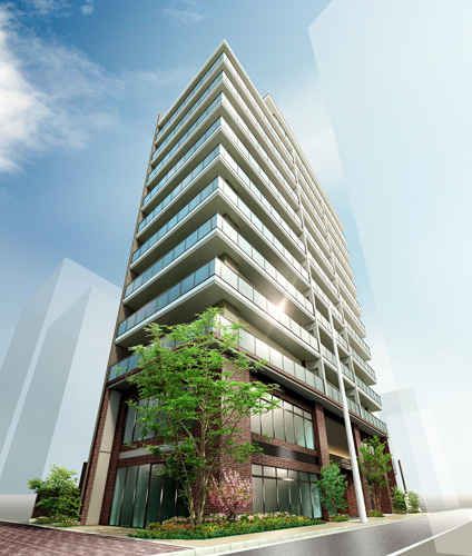 Buildings and facilities. 6-minute walk from JR Chuo Line Mitaka Station. All houses facing south. House full of full of wind and sunlight is born. (Exterior view)