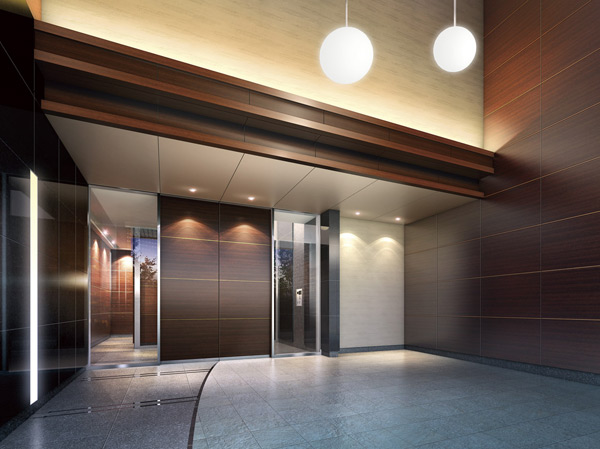 Buildings and facilities. If Kugler the stately entrance approach, Spread Fukinuki, It celebrates the person who rounded the soft light visit. On the back of a wooden door with a profound feeling, Wind dividing chamber entering the light from the second floor. Invites to the fun-free living the lives of Mitaka, It drew a space, such as a prologue. (Entrance approach Rendering CG)