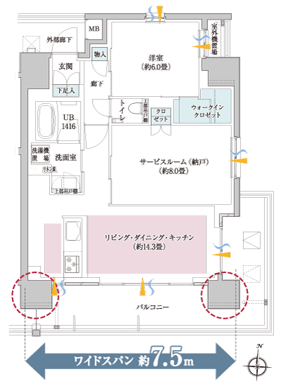 Floor: 1LDK + S, the occupied area: 64.43 sq m, Price: TBD