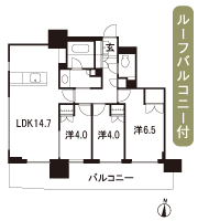 Floor: 3LDK, occupied area: 66.97 sq m, Price: TBD