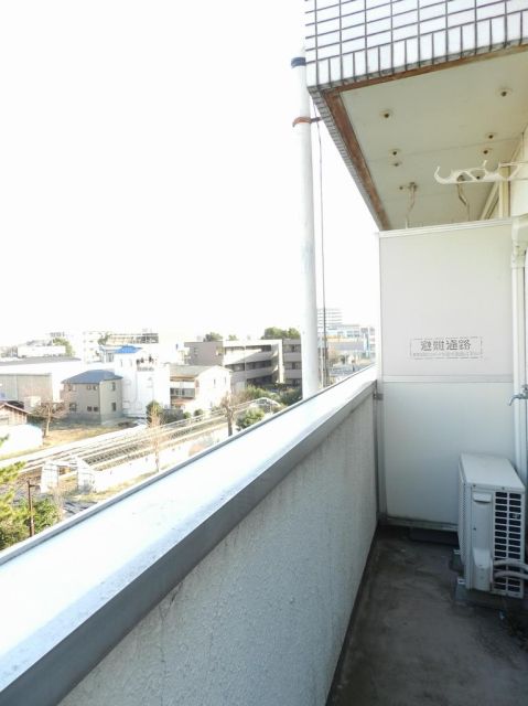 Balcony. Wide veranda