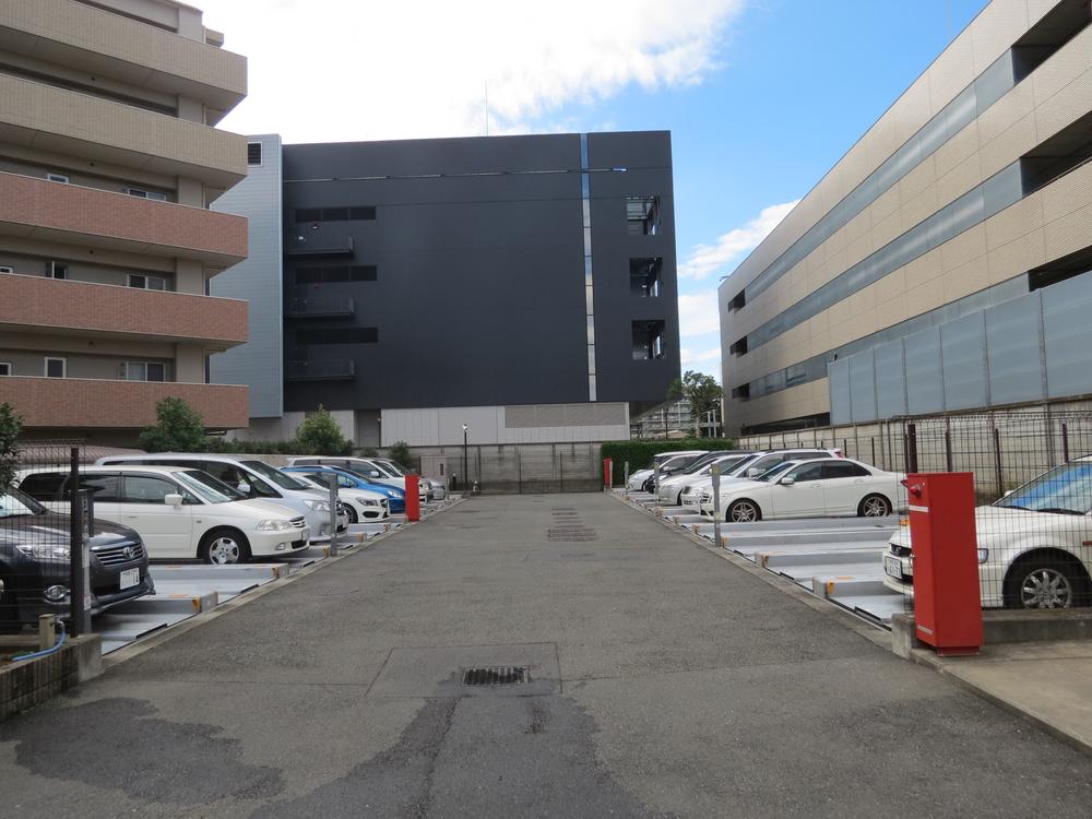 Parking lot. Common areas