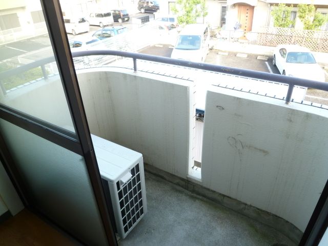 Balcony. There is also a veranda on the north side.