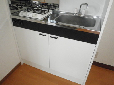 Kitchen. 1-neck Gasukitchin Installed