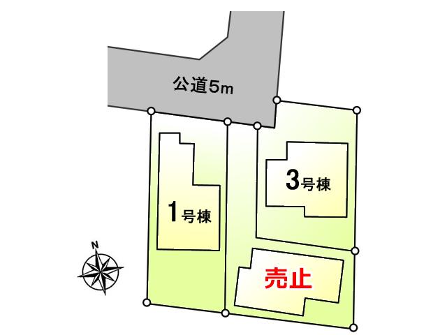 The entire compartment Figure. Mitaka City Nozaki 3-chome compartment view