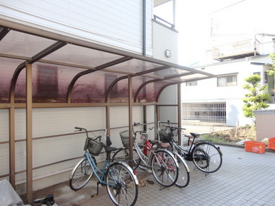 Other common areas. Place for storing bicycles