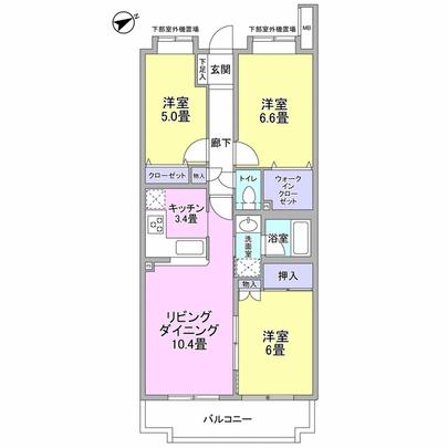 Floor plan. All rooms flooring.