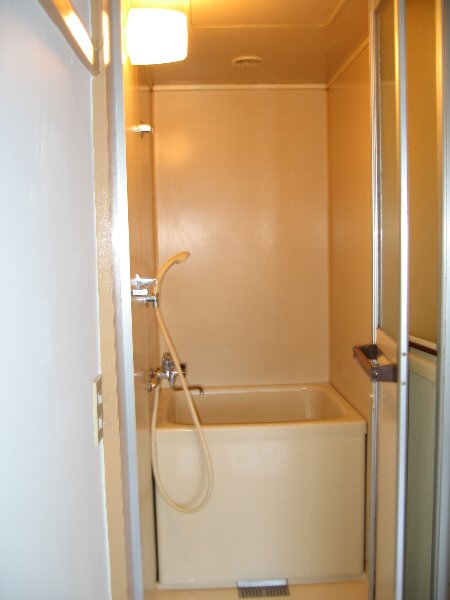 Bath. Bathroom of the hot water supply equation