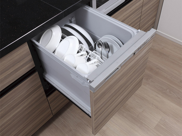 Kitchen.  [Dish washing and drying machine] To shorten the time of housework, Eco specifications water bill can be saved. You can easy to operate with one switch. (Model Room A1 type ・ Menu plan ※ Free of charge ・ Application deadline Yes / Some including paid option)