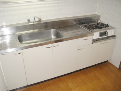 Kitchen. Gas stove installation Allowed (town gas)