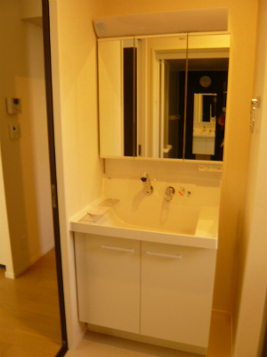 Washroom. Independence is a wash basin with a shower!