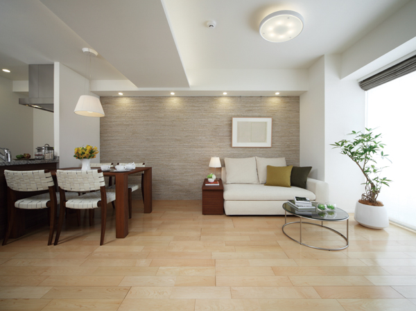 Living.  [living ・ dining room] Noon, evening, Enough to change into night, Also relax enveloped, It deepens further.