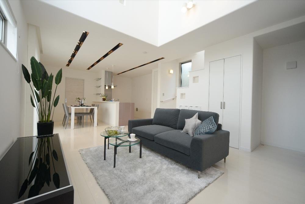 Garden. Example of construction