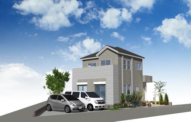 Building plan example (exterior photos). Building plan example (No. 4 place) building price 11 million yen, Building area 92.47 sq m