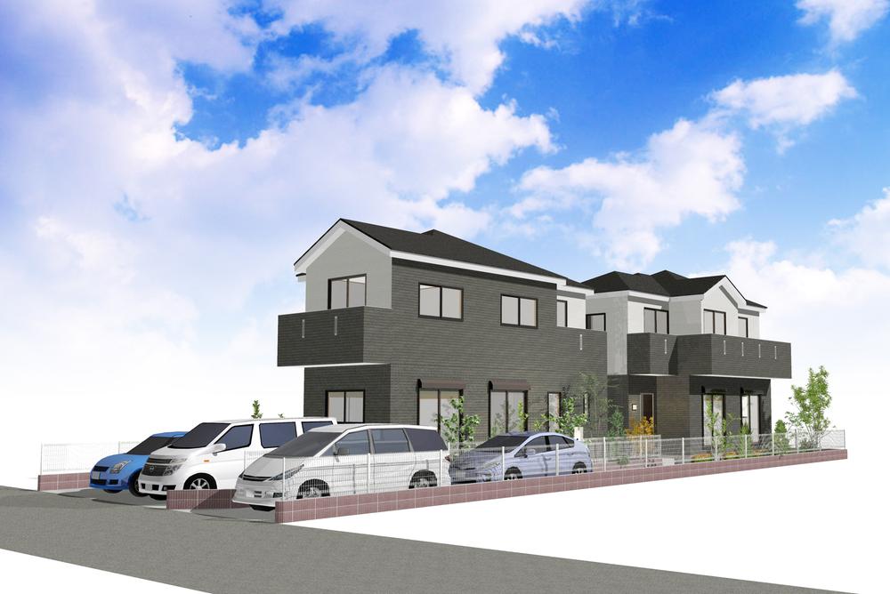 Building plan example (Perth ・ appearance). Building price 1150 Ten thousand yen, Building area 96.69 sq m