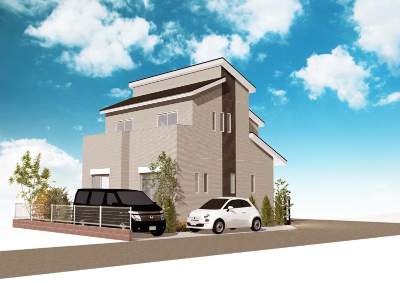 Building plan example (Perth ・ appearance). Image Perth that caused draw on the basis of the reference drawings