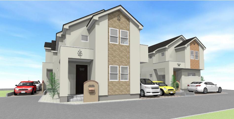 Building plan example (Perth ・ appearance). All 12 sections of the south road center! All buildings more than 35 square meters