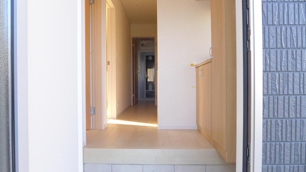 Entrance. There are shoes cloak on the right-hand side.