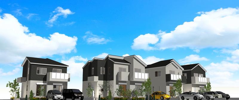 Rendering (appearance). Is a newly built condominium facing the whole building parking two possible of south road! (Cityscape Rendering)