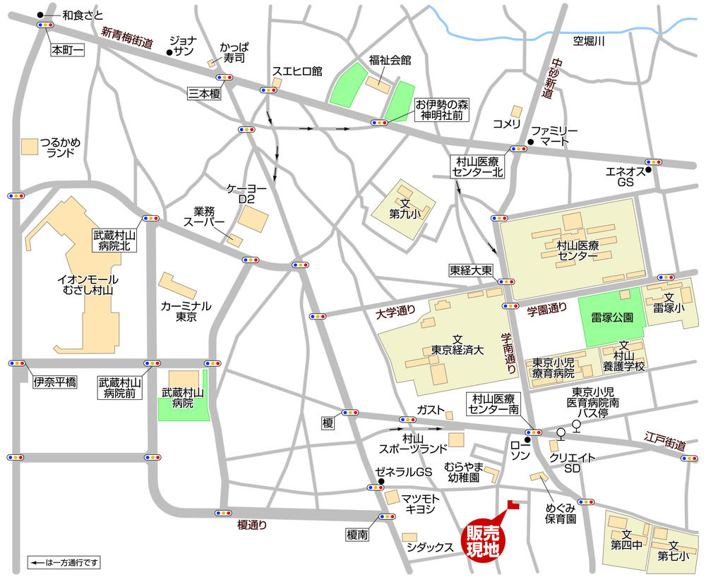 Local guide map. We are your visitors wait for the whole family.