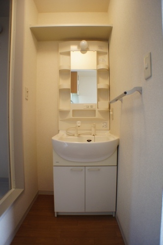 Washroom. Independent wash basin is in the morning a strong ally