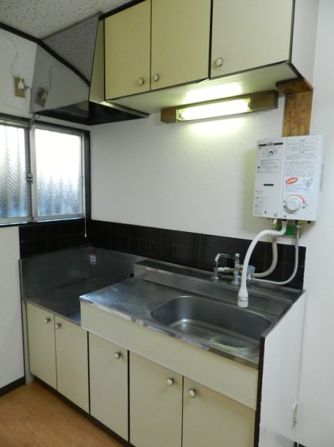 Kitchen. Gas stove correspondence A lighting kitchen