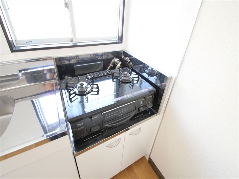 Kitchen. Gas stove is also pre-installed