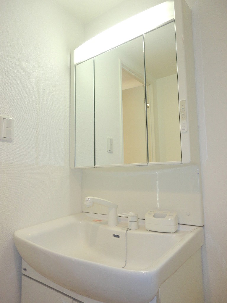 Washroom. Shampoo dresser is convenient