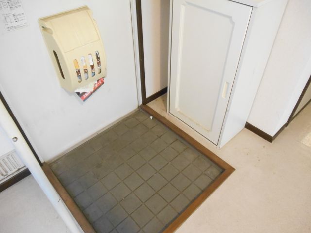 Entrance. With a convenient cupboard in the entrance