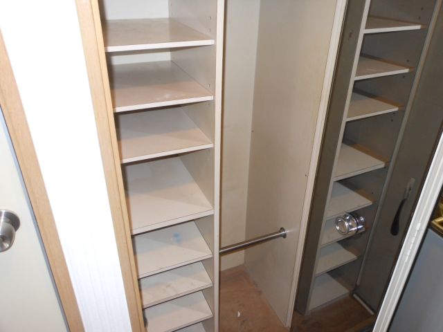 Entrance. It comes with a large shoe cupboard at the entrance