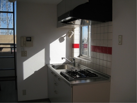 Kitchen. System kitchen two-burner stove