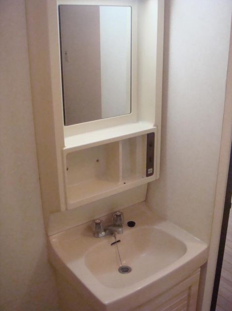 Washroom. Independent wash basin