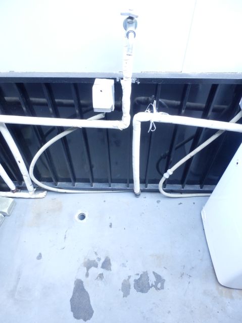 Other room space. Washing machine storage is located in the shared hallway