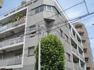 Building appearance. Auto-lock equipped RC apartment of peace of mind