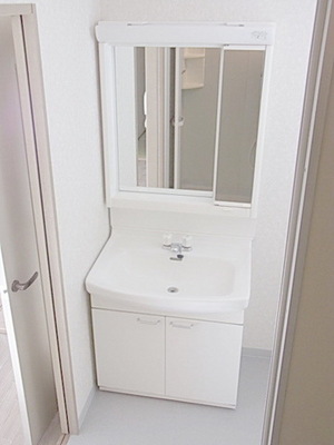 Washroom. Independent wash basin