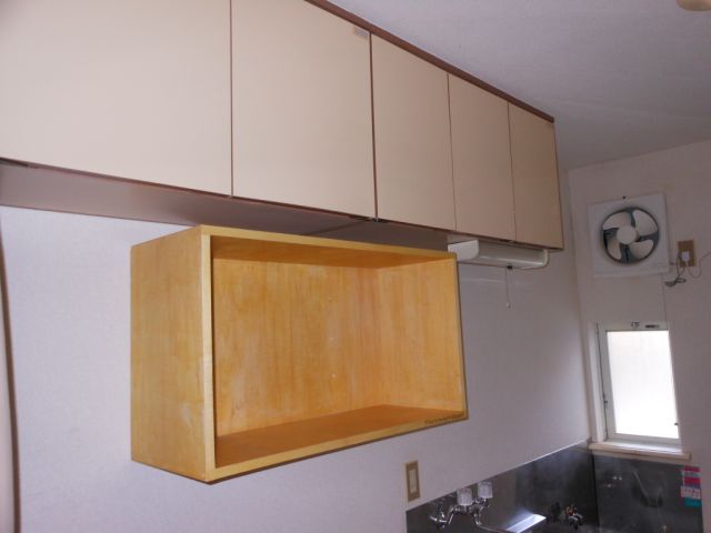 Receipt. A convenient shelf in the kitchen top