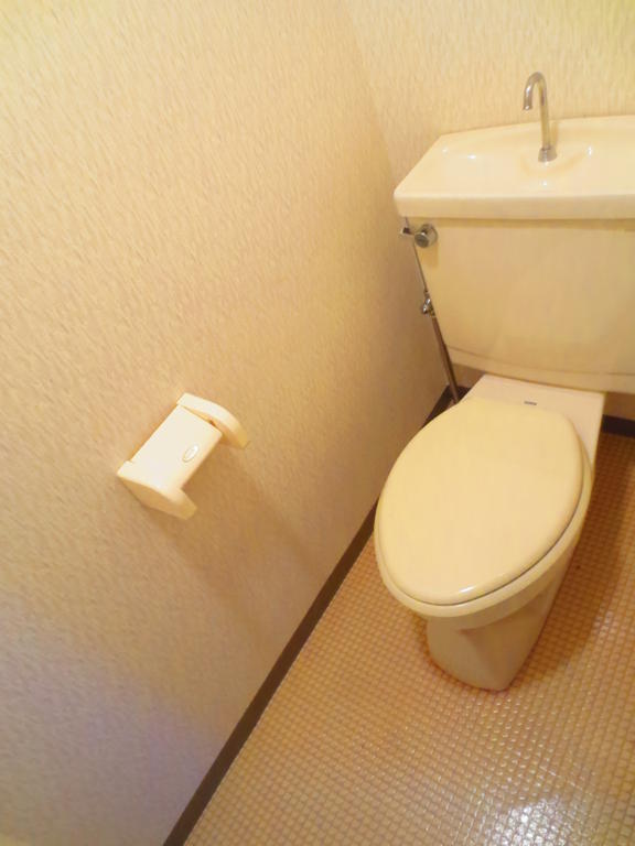 Toilet. Space is wide! ! 