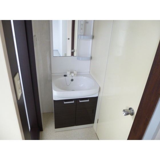 Washroom. New independent wash basin