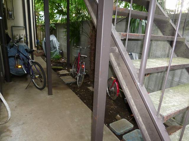Other common areas. Bicycles can also be bicycle parking!