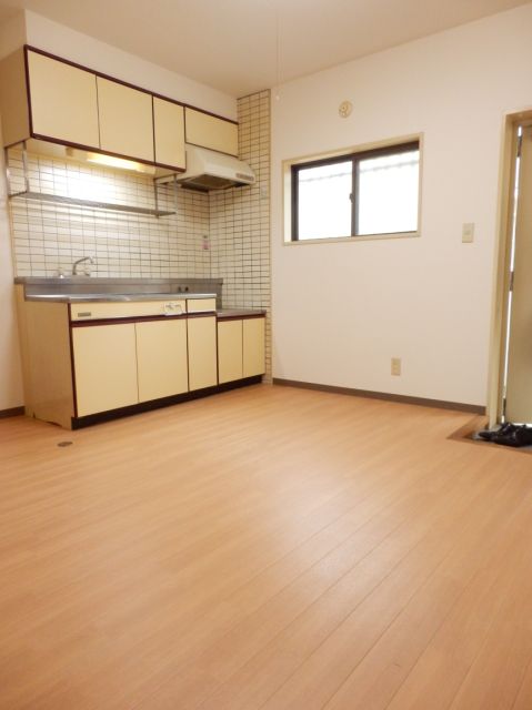 Living and room. Spread of dining kitchen