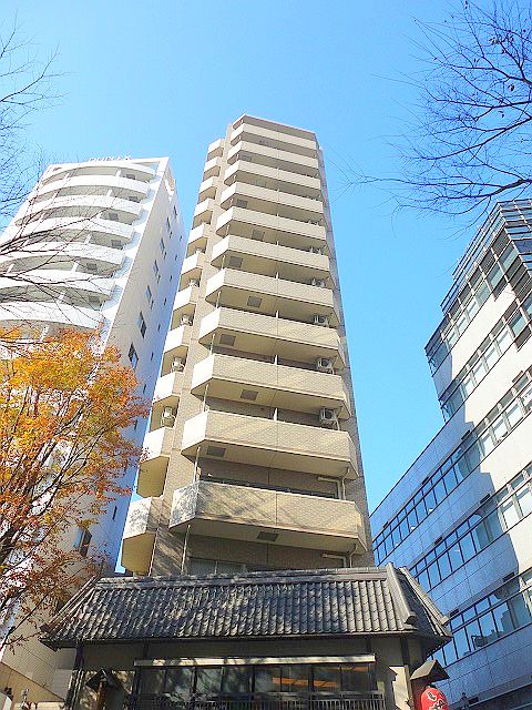 Building appearance. It is the front of the station eyes of 14-storey ☆