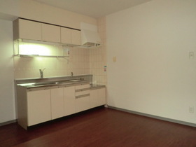 Kitchen. Gas stove installed Friendly Kitchen