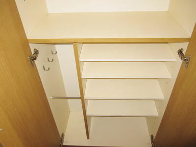 Entrance. Firm shoes BOX